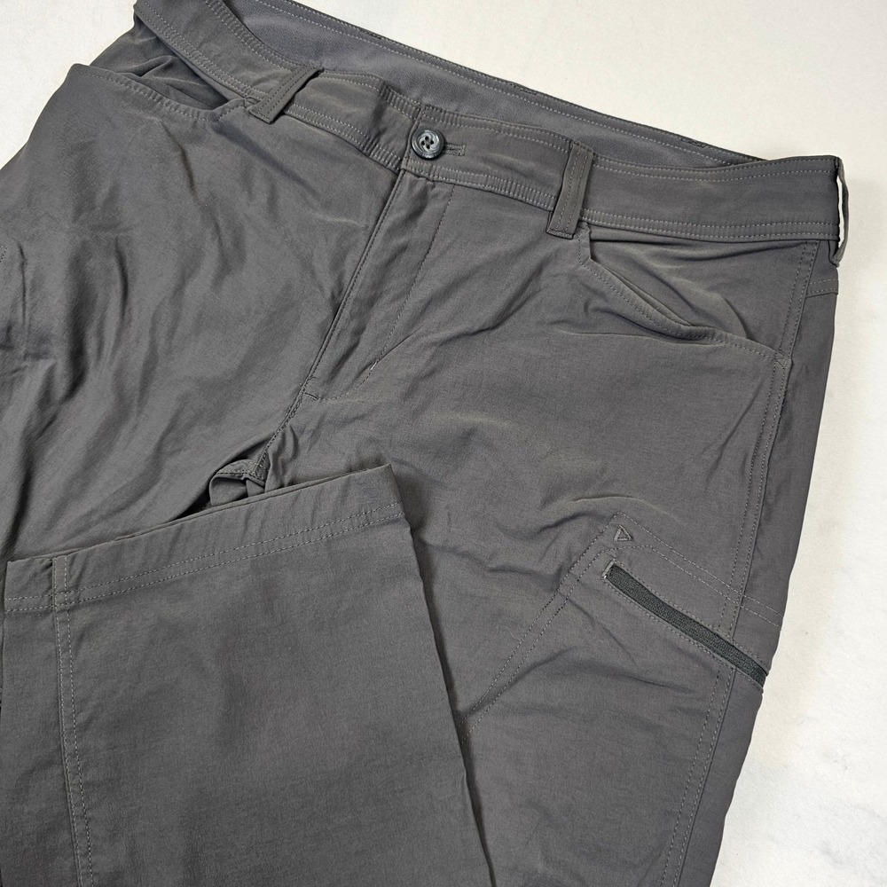 Eddie Bauer First Ascent Guide Pro Pants Mens 36x30 Gray Hiking Outdoor Cargo